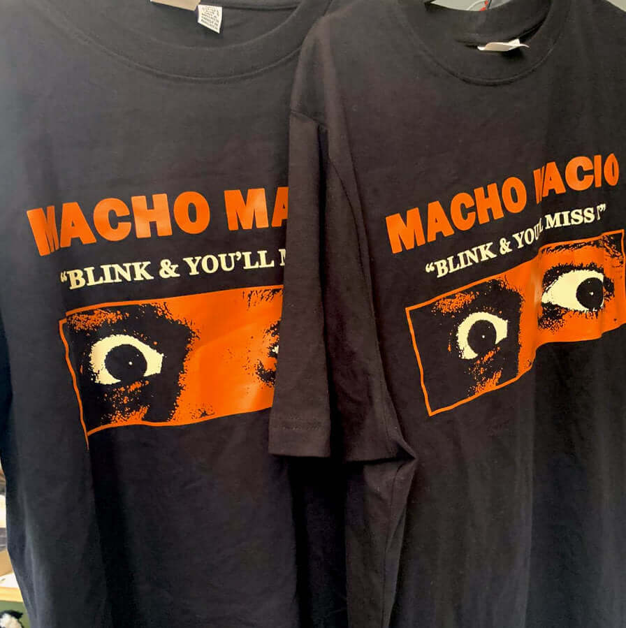 Macho Macho - Blink and You'll Miss It Tee - Flying Nun  | Vinyl | CD