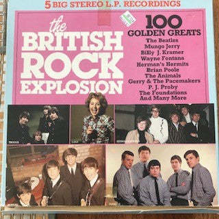 VA - The British Rock Explosion Box Set (SECONDHAND)