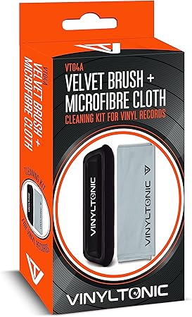 VINYLTONIC Velvet Brush + Microfiber Cloth