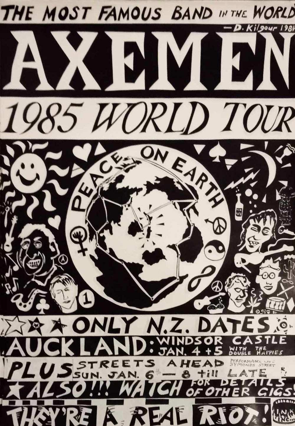 Axemen - World Tour Poster