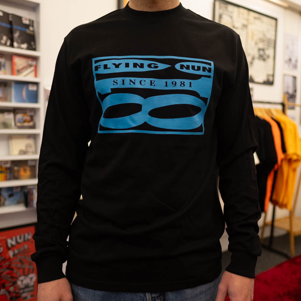 Flying Nun Since 1981 Long Sleeve T (Black)