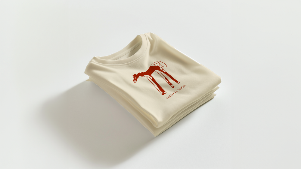 Adam Hattaway - High Horse T-Shirt (Cream)