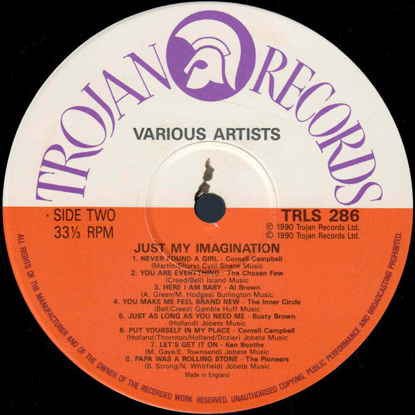
                  
                    Various - Just My Imagination (Trojan Records) (SECONDHAND)
                  
                