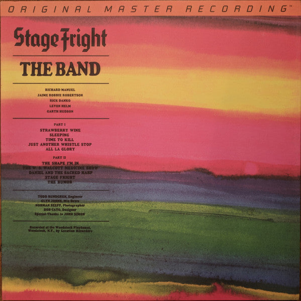 The Band – Stage Fright - MOFI - Flying Nun  | Vinyl | CD