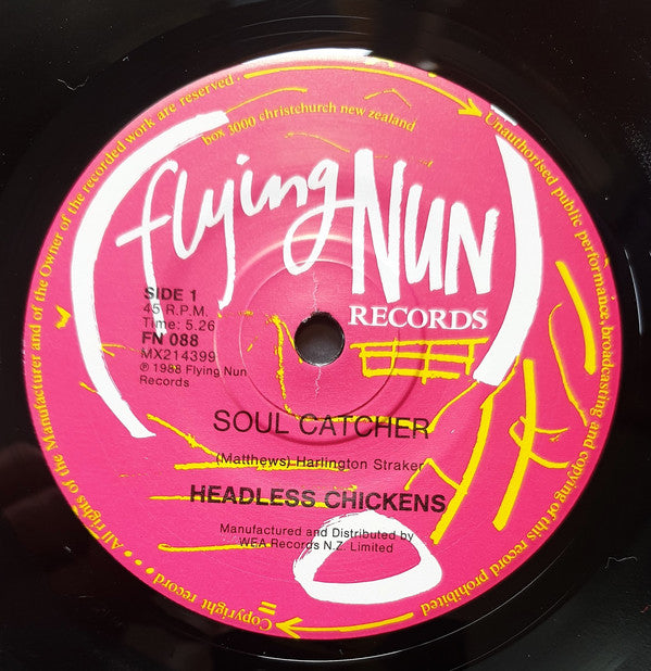 
                  
                    FN088 Headless Chickens - Soulcatcher ‎(1988) - Flying Nun  | Vinyl | CD
                  
                